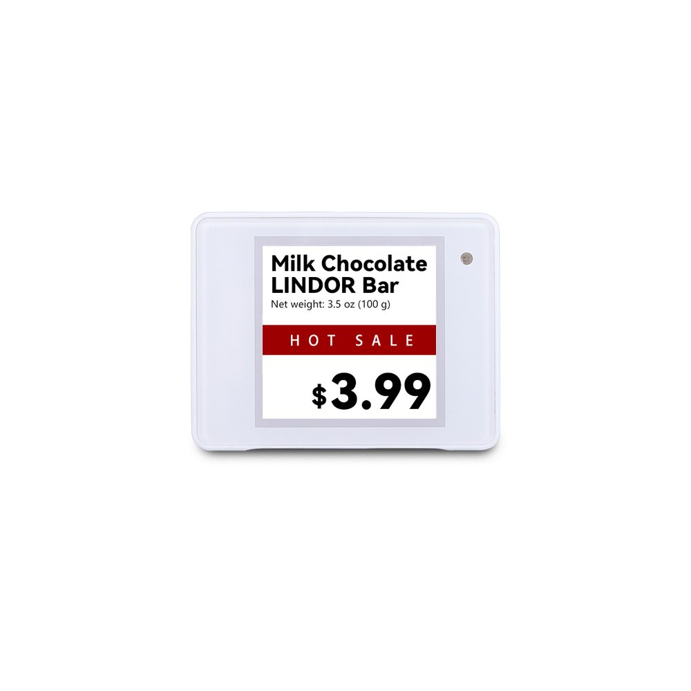 White Shell 1.54 Inch Electronic Shelf Label