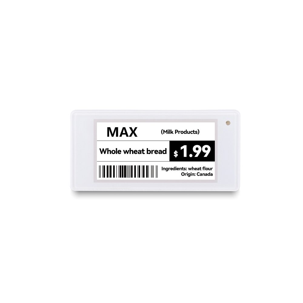 White Shell 2.13 Inch Electronic Shelf Label
