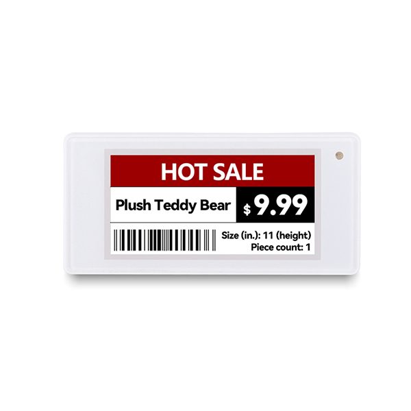 White Shell 2.13 Inch Electronic Shelf Label