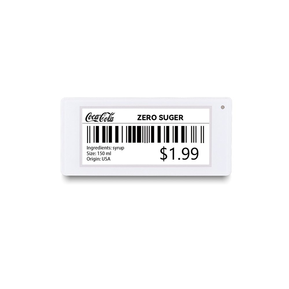 White Shell 2.9 Inch Electronic Shelf Label