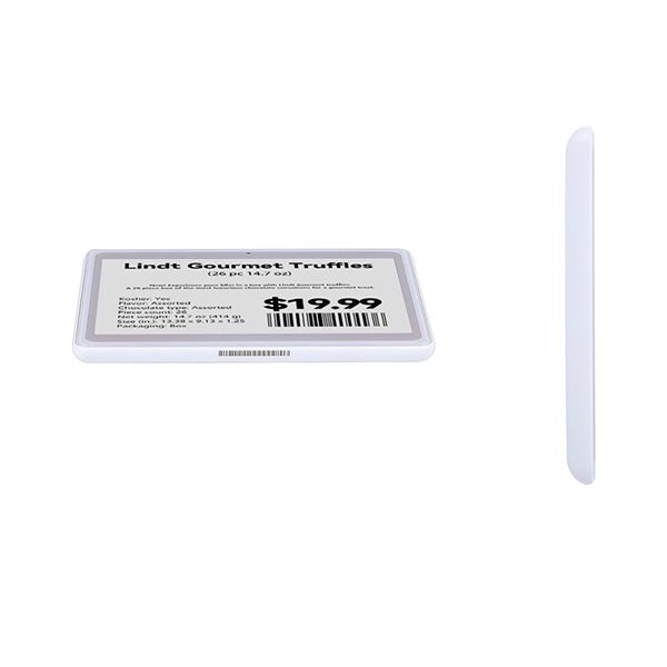 White Shell 5.83 Inch Electronic Shelf Label