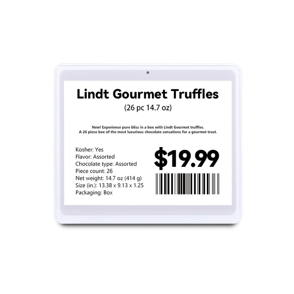 White Shell 5.83 Inch Electronic Shelf Label