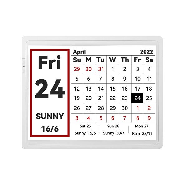 White Shell 12.5 Inch Electronic Shelf Label