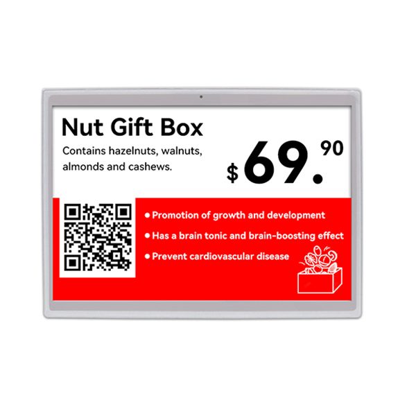 White Shell 13.3 Inch Electronic Shelf Label