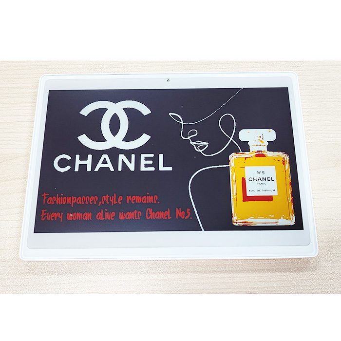 7.5 Inch 4 Color Electronic Retail Label Display Color Black White Red Yellow