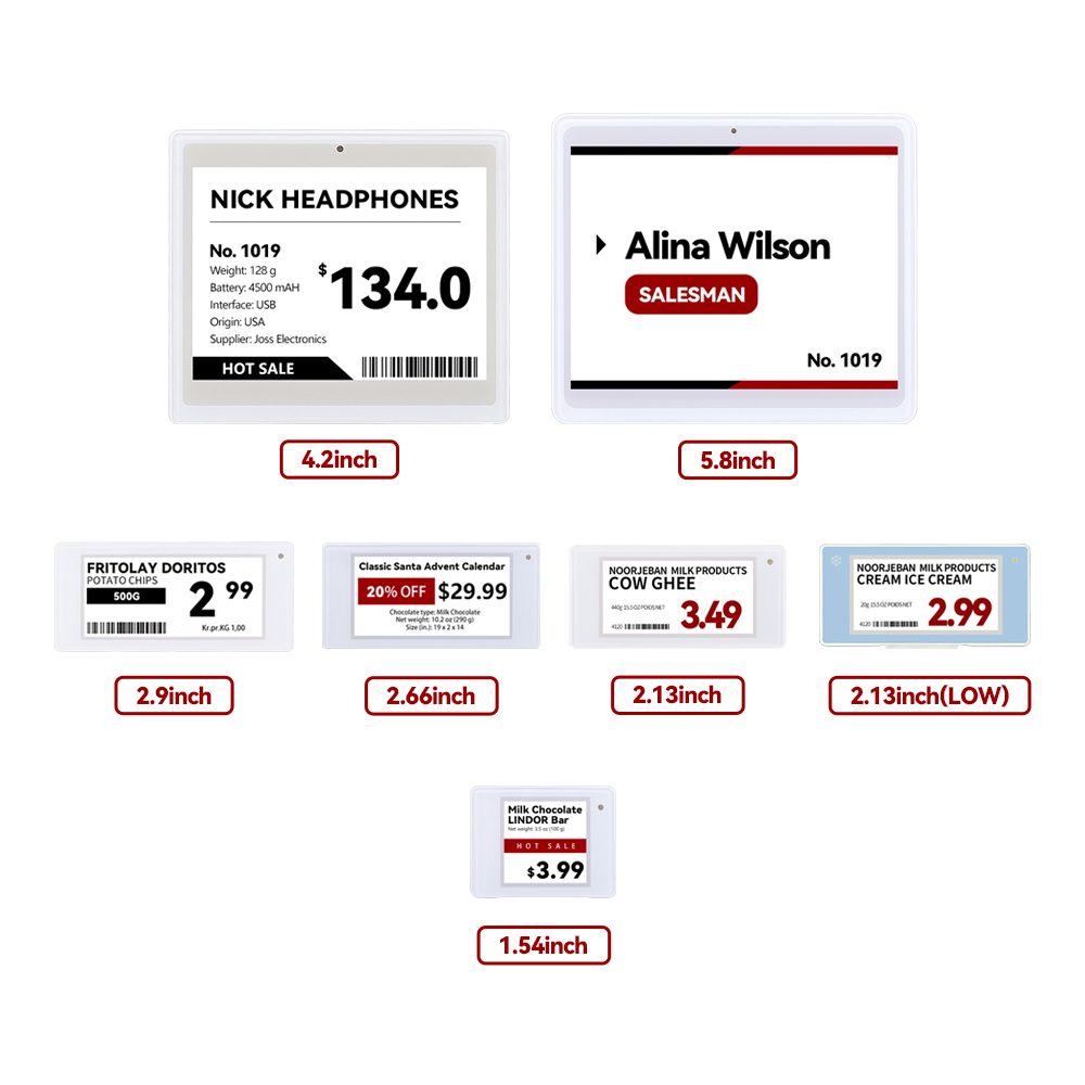 Electronic Shelf Label Demo Kits 10PCS