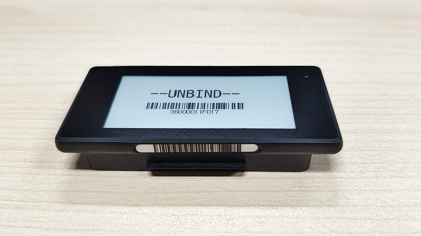 Black Shell 2.13 Inch Electronic Shelf Label