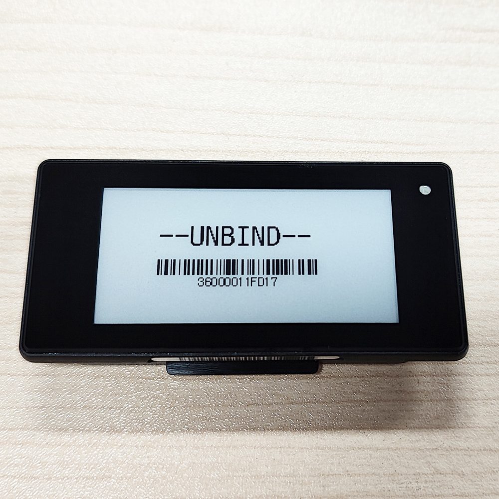 Black Shell 2.13 Inch Electronic Shelf Label