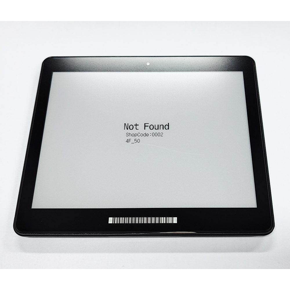 Black Shell 5.83 Inch Electronic Shelf Label