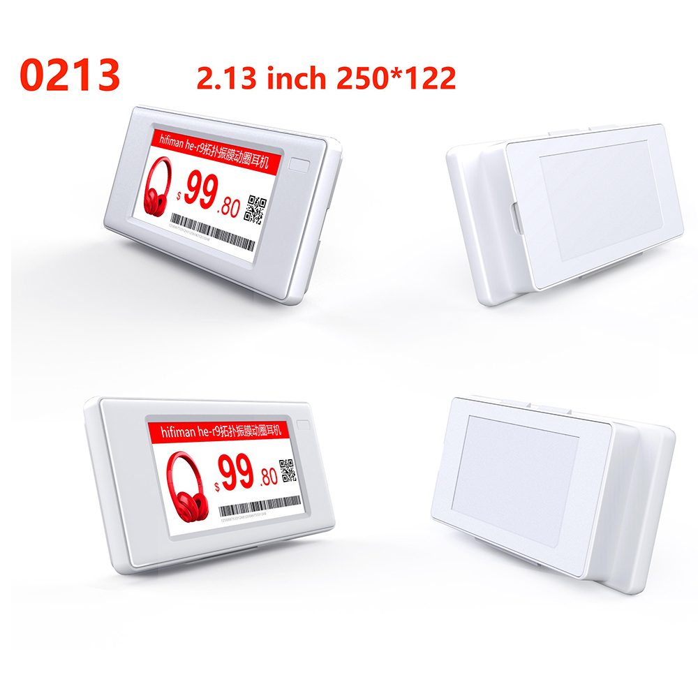 2.13 Inch 3 Color Electronic Shelf Label Display Color Black White Red