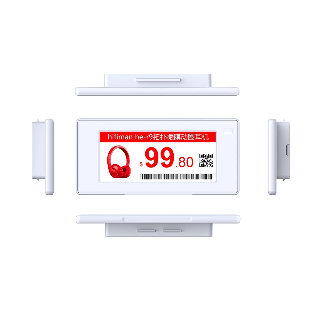 2.9 Inch 3 Color Electronic Shelf Label Display Color Black White Red