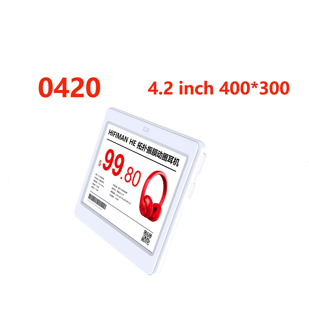 4.2 Inch 3 Color Electronic Shelf Label Display Color Black White Red